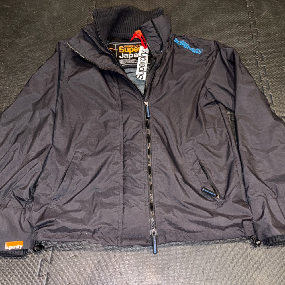 Superdry Men's Black Windbreaker Jacket
